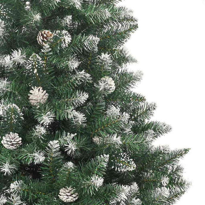 Brad de Crăciun artificial Verde 120 cm PVC și Plastic și Oțel - WALTI WALTI