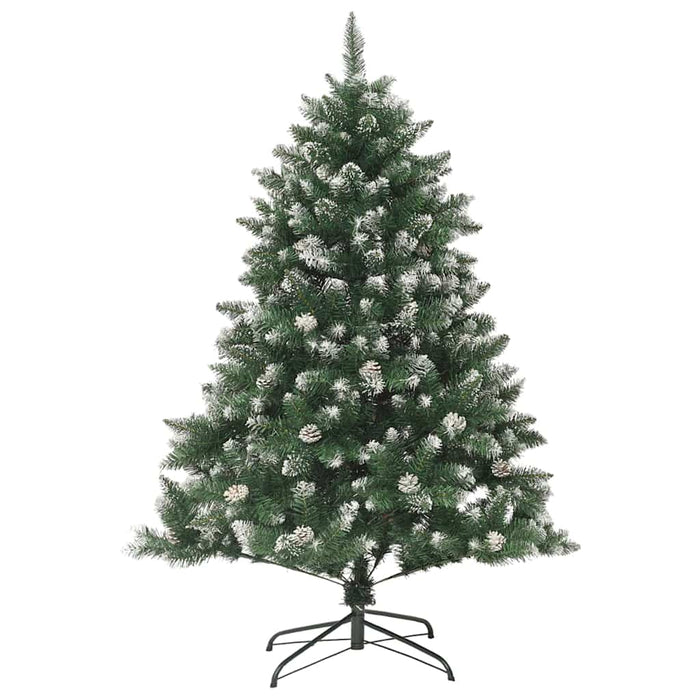 Brad de Crăciun artificial Verde 120 cm PVC și Plastic și Oțel - WALTI WALTI
