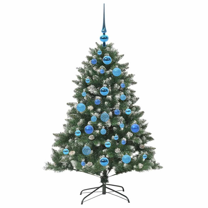 Brad de Crăciun artificial Verde 120 cm PVC și Plastic și Oțel - WALTI WALTI