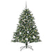 BraddeCrăciunartificial cu lumini cu bandă LED Verde 150cm PVC - WALTI WALTI