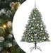 BraddeCrăciunartificial cu lumini cu bandă LED Verde 180cm PVC - WALTI WALTI