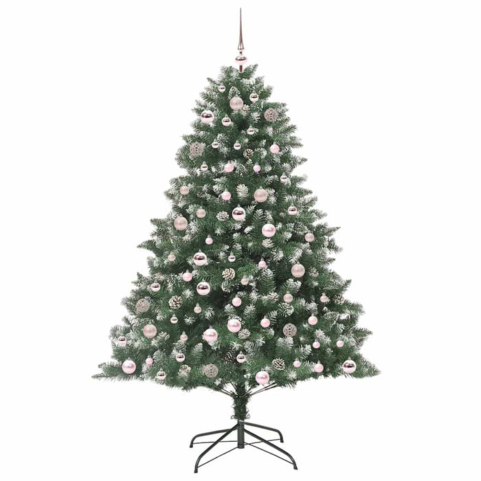 Brad de Crăciun artificial cu 300 LED Verde 126 x 126 x 180 cm - WALTI WALTI