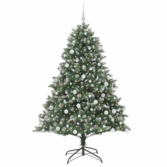 Brad de Crăciun artificial cu 300 LED Verde 126 x 126 x 180 cm - WALTI WALTI