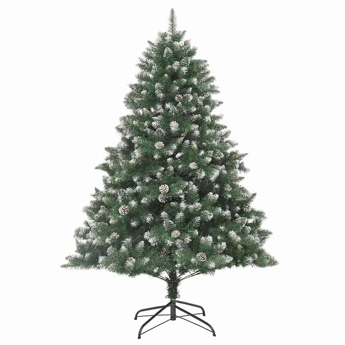 Brad de Crăciun artificial Verde 210 cm PVC și Plastic și Oțel WALTI