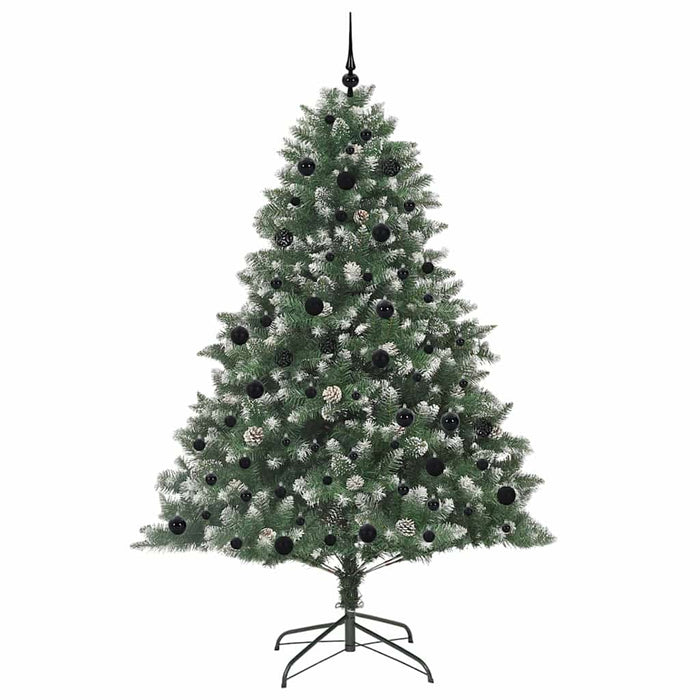 Brad de Crăciun artificial cu 300 LED Verde 140 x 140 x 210 cm - WALTI WALTI