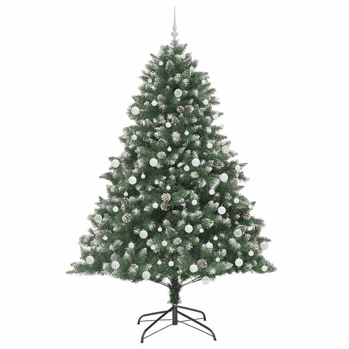 Brad de Crăciun artificial cu 300 LED Verde 140 x 140 x 210 cm - WALTI WALTI
