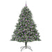 Brad de Crăciun artificial cu 300 LED Verde 140 x 140 x 210 cm - WALTI WALTI