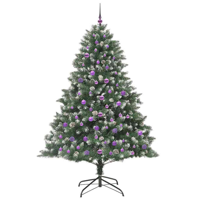 Brad de Crăciun artificial cu 300 LED Verde 140 x 140 x 210 cm - WALTI WALTI