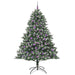 Brad de Crăciun artificial cu 300 LED Verde 140 x 140 x 210 cm - WALTI WALTI