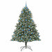 Brad de Crăciun artificial cu 300 LED Verde 140 x 140 x 210 cm - WALTI WALTI