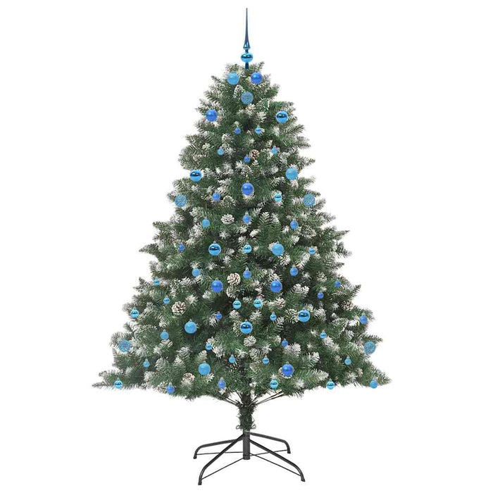 Brad de Crăciun artificial cu 300 LED Verde 140 x 140 x 210 cm - WALTI WALTI