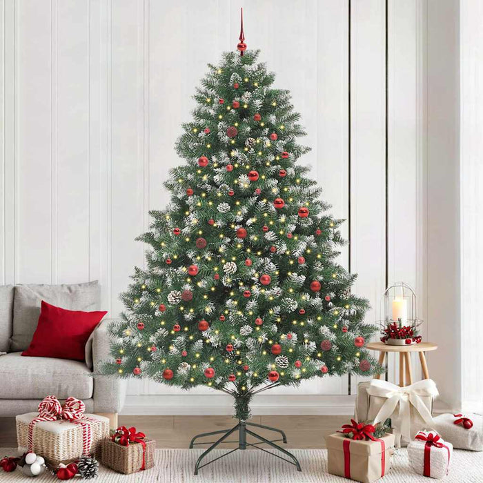 Brad de Crăciun artificial cu 300 LED Verde 160 x 160 x 240 cm - WALTI WALTI