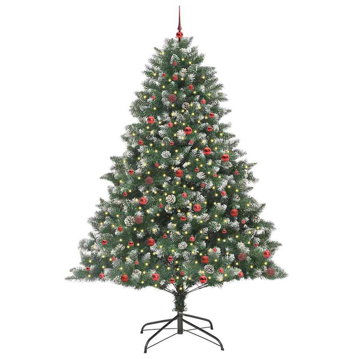 Brad de Crăciun artificial cu 300 LED Verde 160 x 160 x 240 cm - WALTI WALTI