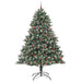 Brad de Crăciun artificial cu 300 LED Verde 160 x 160 x 240 cm - WALTI WALTI