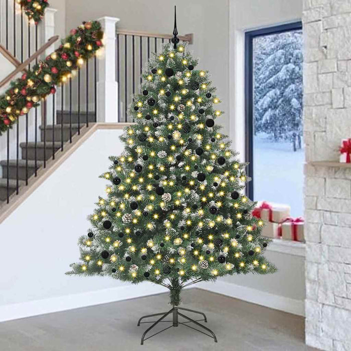 Brad de Crăciun artificial cu 300 LED Verde 160 x 160 x 240 cm - WALTI WALTI