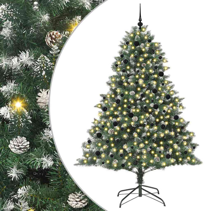 Brad de Crăciun artificial cu 300 LED Verde 160 x 160 x 240 cm - WALTI WALTI