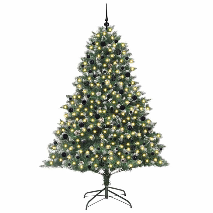 Brad de Crăciun artificial cu 300 LED Verde 160 x 160 x 240 cm - WALTI WALTI
