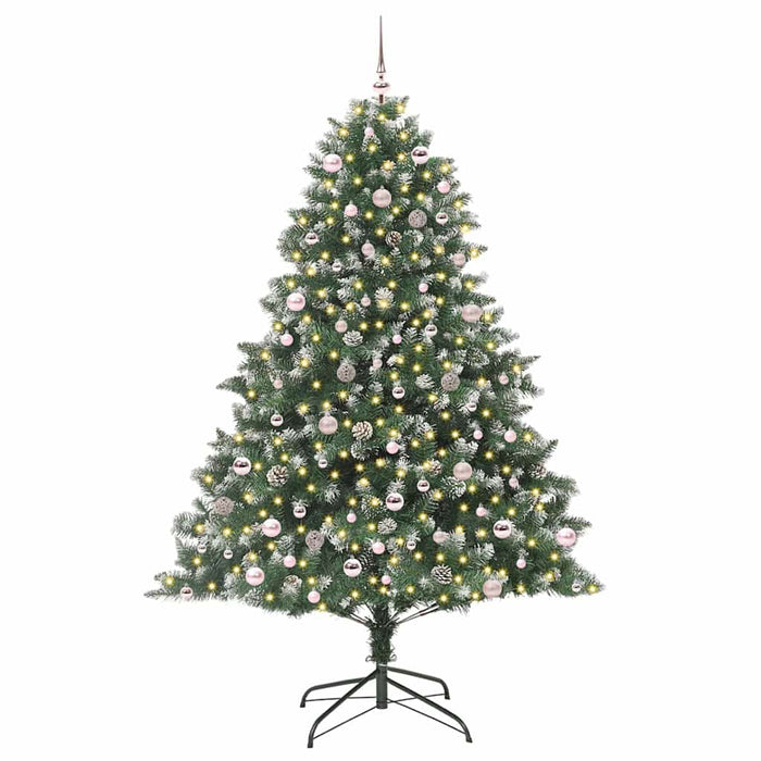 Brad de Crăciun artificial cu 300 LED Verde 160 x 160 x 240 cm - WALTI WALTI