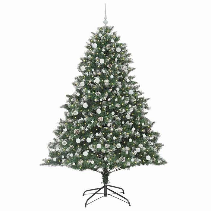Brad de Crăciun artificial cu 300 LED Verde 160 x 160 x 240 cm - WALTI WALTI