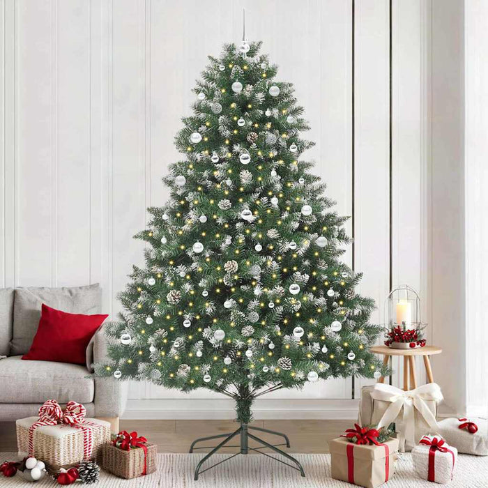 Brad de Crăciun artificial cu 300 LED Verde 160 x 160 x 240 cm - WALTI WALTI