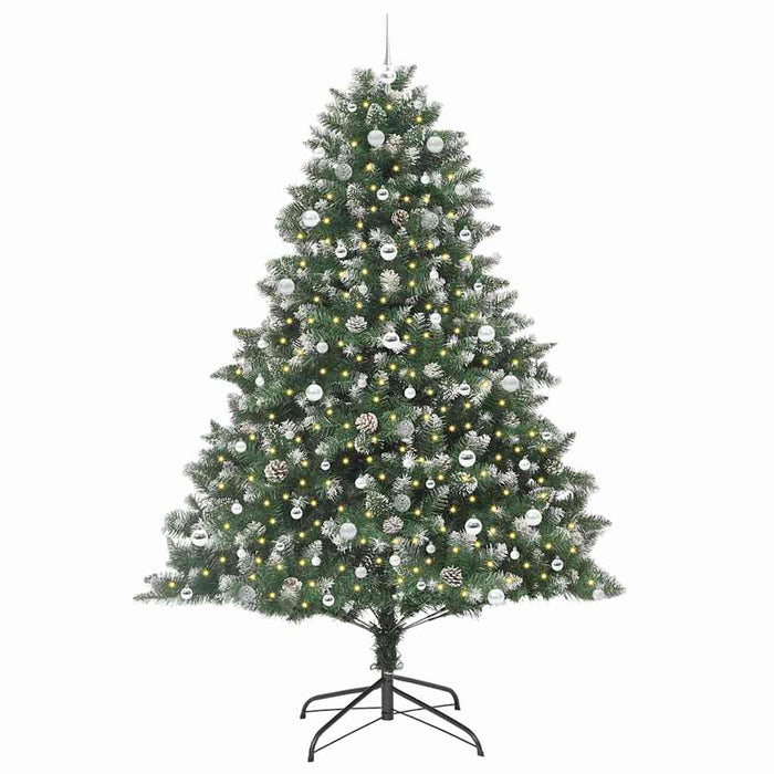 Brad de Crăciun artificial cu 300 LED Verde 160 x 160 x 240 cm - WALTI WALTI