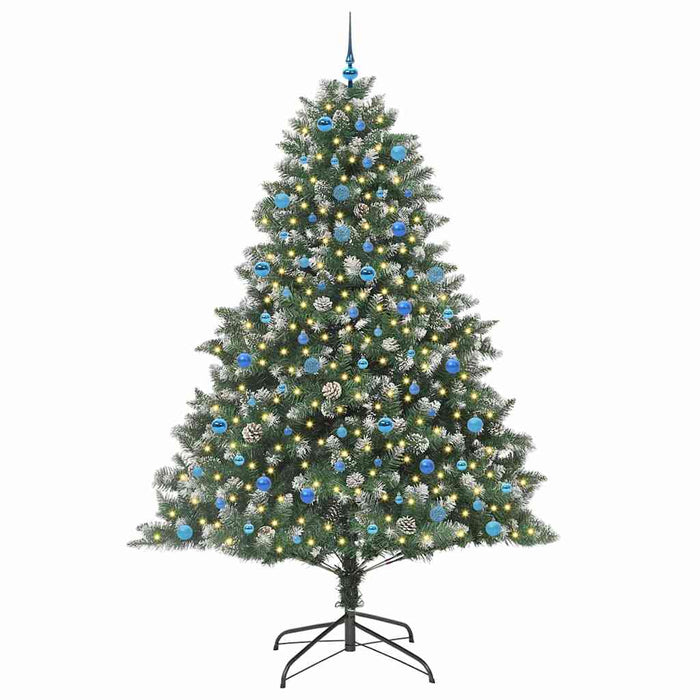 Brad de Crăciun artificial cu 300 LED Verde 160 x 160 x 240 cm - WALTI WALTI