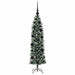 Copac Artificial Slăb de Crăciun cu 150 LED Verde și alb 120 cm - WALTI WALTI