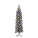 Copac Artificial Slăb de Crăciun cu 150 LED Verde și alb 120 cm - WALTI WALTI