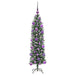 Copac Artificial Slăb de Crăciun cu 150 LED Verde și alb 120 cm - WALTI WALTI