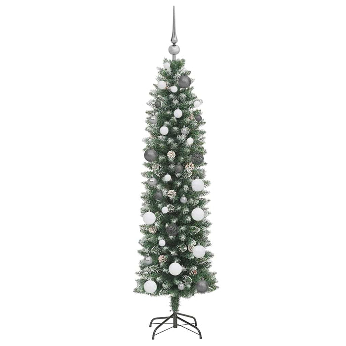 Copac Artificial Slăb de Crăciun Verde Plastic - WALTI WALTI