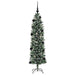Copac Artificial Slăb de Crăciun cu 150 LED Verde și alb 150 cm - WALTI WALTI