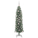 Copac Artificial Slăb de Crăciun cu 150 LED Verde și alb 150 cm - WALTI WALTI