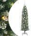 Copac Artificial Slăb de Crăciun cu 150 LED Verde și alb 150 cm - WALTI WALTI