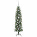 Copac Artificial Slăb de Crăciun cu 150 LED Verde și alb 150 cm - WALTI WALTI