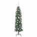 Copac Artificial Slăb de Crăciun cu 150 LED Verde și alb 150 cm - WALTI WALTI
