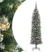 Copac Artificial Slăb de Crăciun cu 150 LED Verde și alb 150 cm - WALTI WALTI