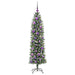 Copac Artificial Slăb de Crăciun cu 150 LED Verde și alb 150 cm - WALTI WALTI
