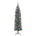 Copac Artificial Slăb de Crăciun cu 150 LED Verde și alb 150 cm - WALTI WALTI