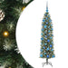 Copac Artificial Slăb de Crăciun cu 150 LED Verde și alb 150 cm - WALTI WALTI
