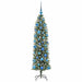 Copac Artificial Slăb de Crăciun cu 150 LED Verde și alb 150 cm - WALTI WALTI