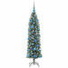Copac Artificial Slăb de Crăciun cu 150 LED Verde și alb 150 cm - WALTI WALTI