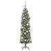 Copac Artificial Slăb de Crăciun cu 300 LED Verde și alb 180 cm - WALTI WALTI