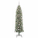 Copac Artificial Slăb de Crăciun cu 300 LED Verde și alb 180 cm - WALTI WALTI