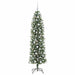 Copac Artificial Slăb de Crăciun cu 300 LED Verde și alb 180 cm - WALTI WALTI