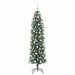 Copac Artificial Slăb de Crăciun cu 300 LED Verde și alb 180 cm - WALTI WALTI
