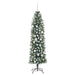 Copac Artificial Slăb de Crăciun cu 300 LED Verde și alb 180 cm - WALTI WALTI