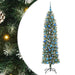 Copac Artificial Slăb de Crăciun cu 300 LED Verde și alb 180 cm - WALTI WALTI