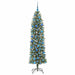 Copac Artificial Slăb de Crăciun cu 300 LED Verde și alb 180 cm - WALTI WALTI