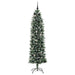 Copac Artificial Slăb de Crăciun cu 300 LED Verde și alb 210 cm - WALTI WALTI