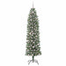 Copac Artificial Slăb de Crăciun cu 300 LED Verde și alb 210 cm - WALTI WALTI